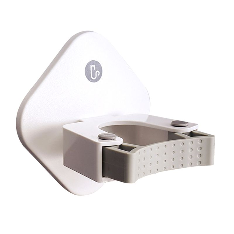 

Seamless Adhesive Wall Mounted Mop Holder Storage Broom Hanger Clip Hook Bathroom Home Kitchen Organizer