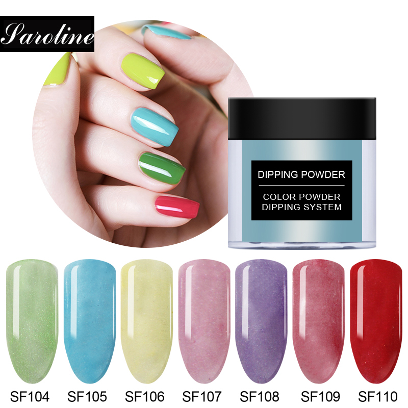 

Saroline Dipping Powder Nail Glitter Holographic Set Dip Powder Nails Set For Manicure Gel Nail Polish Chrome Pigment