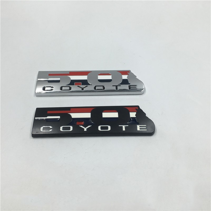 

2011-2018 For Ford Mustang GT F-150 Boss 302 5.0 Coyote Emblem Fender Sticker, Metal