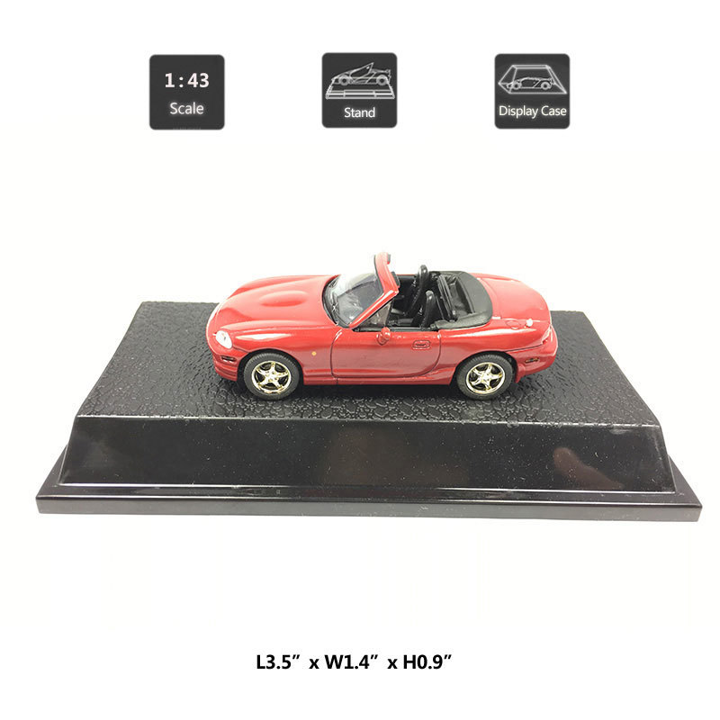 

HOMMAT 1:43 Mazda MX-5 Convertible Sports Model Car Alloy Diecast Toy Vehicle Car Model Collectable Collection Gift Toys For Boy Y200318