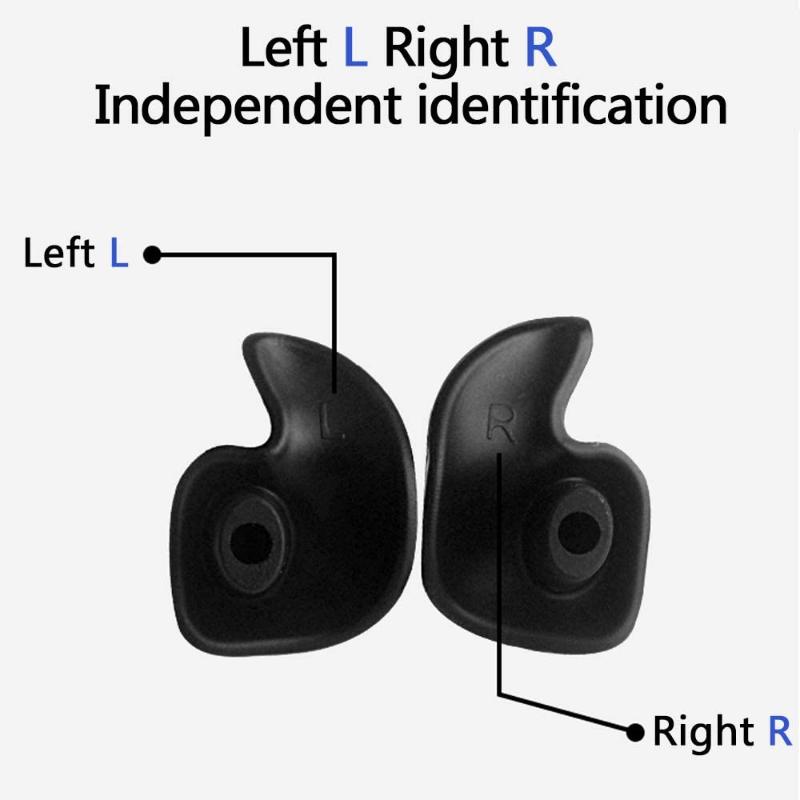 4 Pairs Swimming Earplugs Waterproof Reusable Silicone for Showering Bathing Surfing Kids Adults AC889