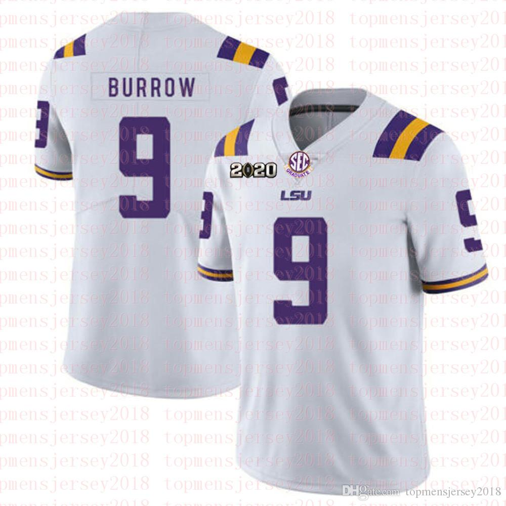 

LSU Tigers Burreaux Football Jersey Diamond Patch 2020 Peach Bowl Playoff College 9 Joe Burrow Nickname Beckham 7 Delpit Mathieu Chase, Ncaa +2020patch {luyisi}