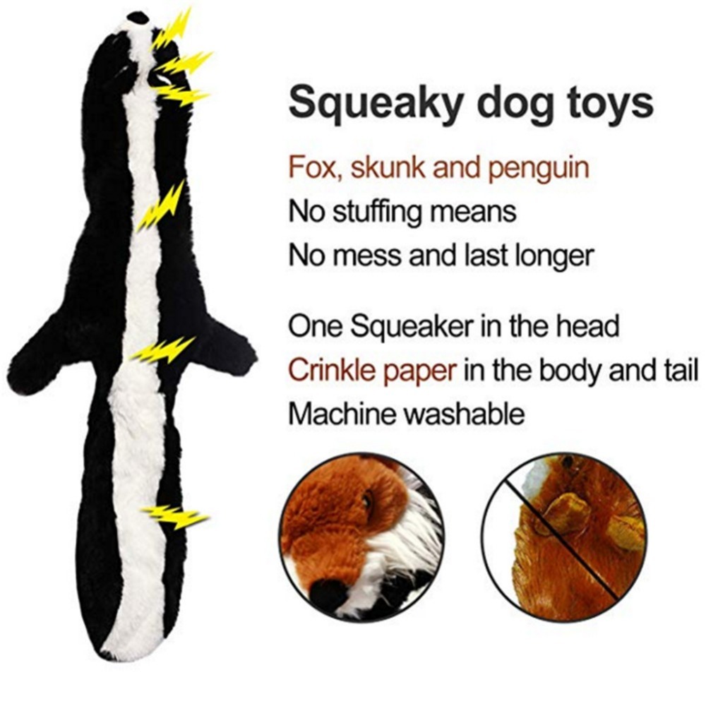 unstuffed dog toys