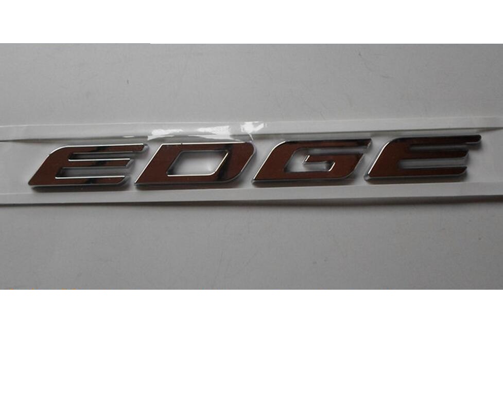 

" EDGE " Chrome ABS Car Trunk Rear Number Letters Badge Emblem Decal Sticker for Ford EDGE