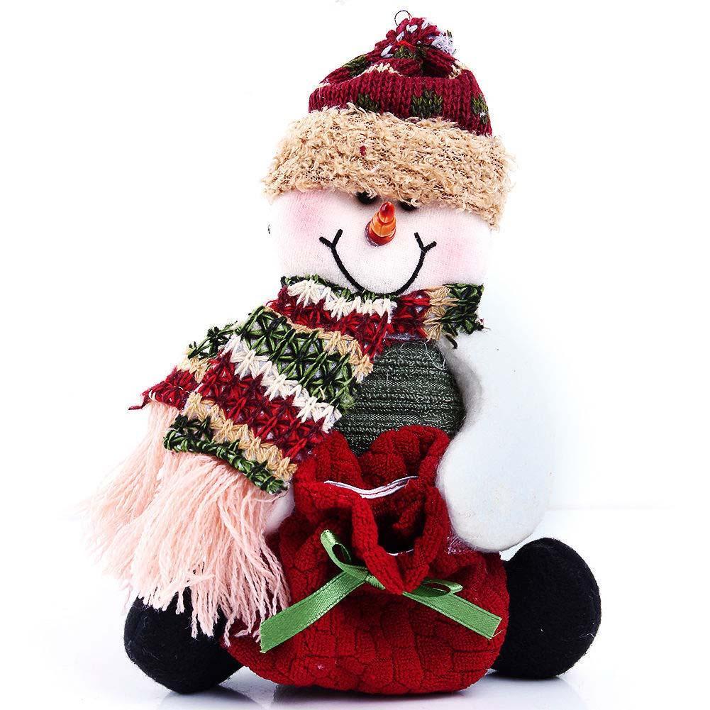 

2018 New Lovely Decoration Snowman Candy Bag Table Ornament Gift table decorations xmas tree decorations holiday