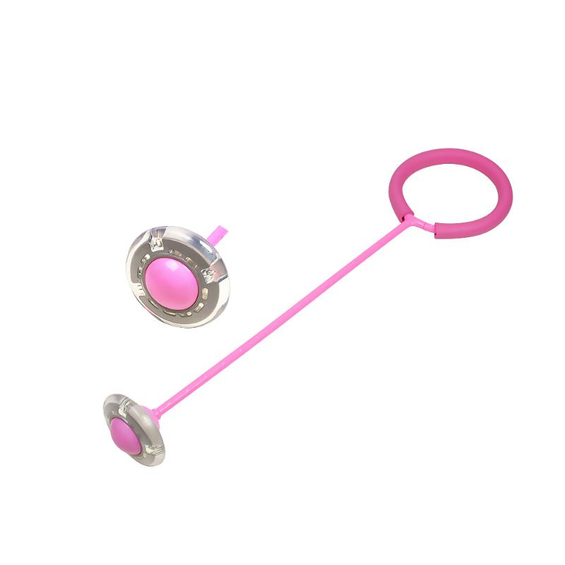 

Funny Bouncing Balls One Foot Flashing Skip Ball Jump Ropes Sports Swing Ball Children Fitness Playing Skipping Toys