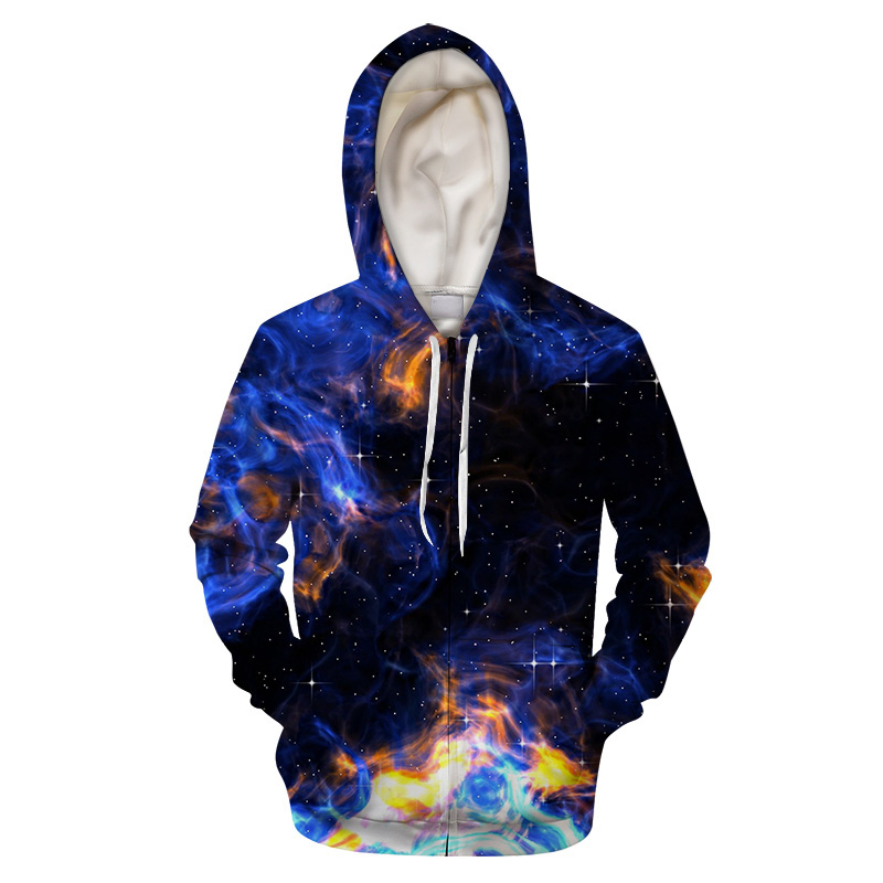 

Men' Flame 3D Printed Zipper Hoodies Sweatshirt Men Women Casual Hoodies Fashion Streetwear Pullover Harajuku Pullover Jackets, Lls1006(asian size)