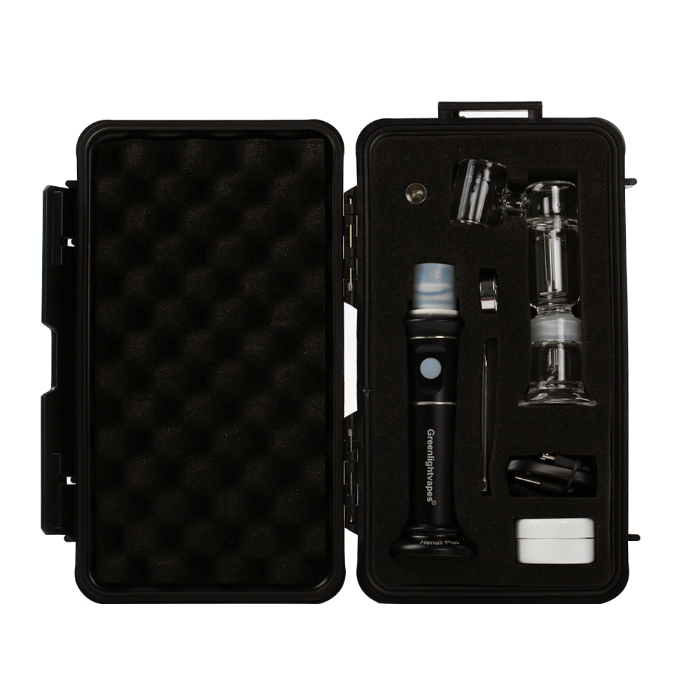 

High Quality Wax Vapor Portable Oil Rig Dab Vaporizer H enail Plus G9 Temperature Controller For Wax Concentrate Oil Starter Kits, Black