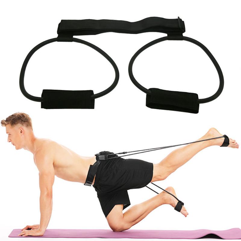 

Gym Pedal Exerciser Workout Muscle Training Resistance Band Booty Belt Fitness Deep Squat BuLift Legs Elastic Waist Glutes