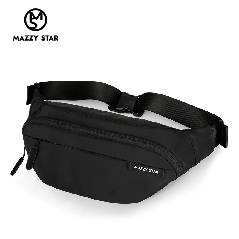 

Waist Bag Men Fanny Pack Black Waterproof Chest Handbag Money Belt Bag Men Teenager's Travel Wallet Belt Male Chest Phone Pouch T200113