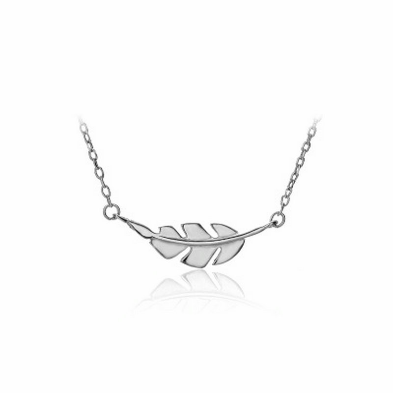 

Pendant Necklaces River 100% 925 Sterling Silver Charms Bead Tree Leaf Women Chain Necklace Fashion Jewelry Birthday Gifts