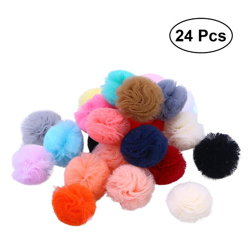 

24Pcs Lovely Cats Dogs Puppy Bow Topknot Bowknot Hair Clips Hair Bows Grooming Accessories for Dogs Cats Puppy