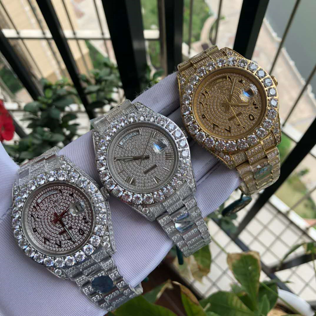 2020 Nouvelle haute qualité de concepteur mens de luxe de montre de diamant de montres de luxe montres de mode montre homme