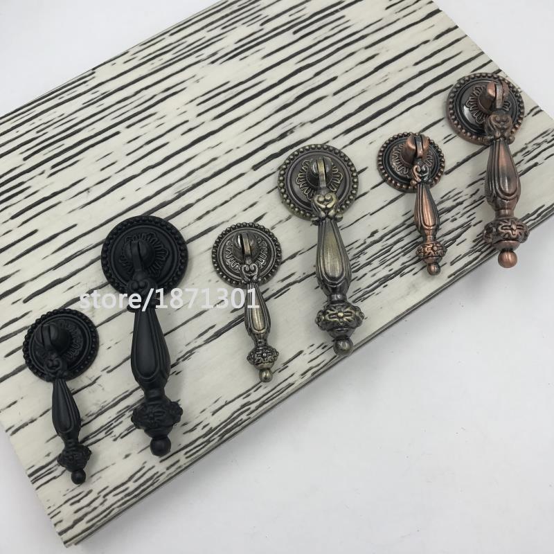 2019 Antique Pendant Cabinet Knobs And Handles Wardrobe Door Pulls