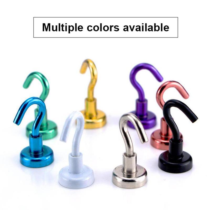 

1pcs Magnetic Hooks Magnet Holder Pulling Force Suction Hook For Cup Key