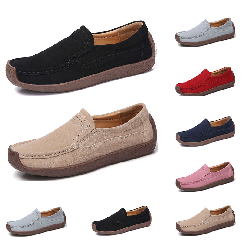 

New Fashion 35-42 Eur new women's leather shoes Candy colors overshoes British casual shoes free shipping Espadrilles #Thirty, #06