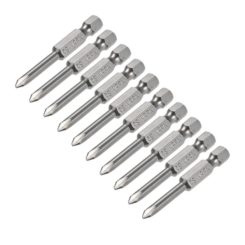 

uxcell 10 Pcs Y1 Magnetic Tri-Wing Screwdriver Bits, 1/4 Inch Hex Shank 1.97-inch Length S2 Power Tool