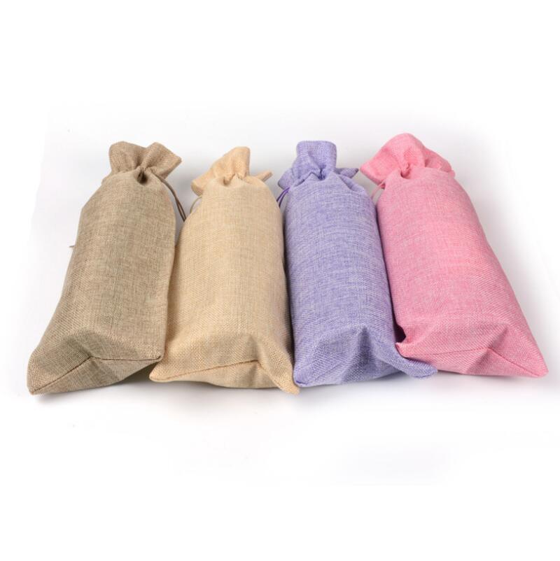 

Wedding Party Decoration 15*35cm Jute Champagne Wine Bottle Bags Covers Burlap Gift Wrap Pouch LX6997