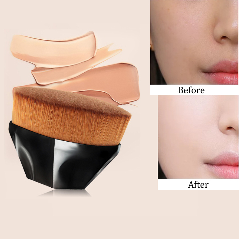 

Foundation makeup Brush stamps soft base contour round portable Flat Cream makeup brushes for BB CC cream beauty tools drop ship