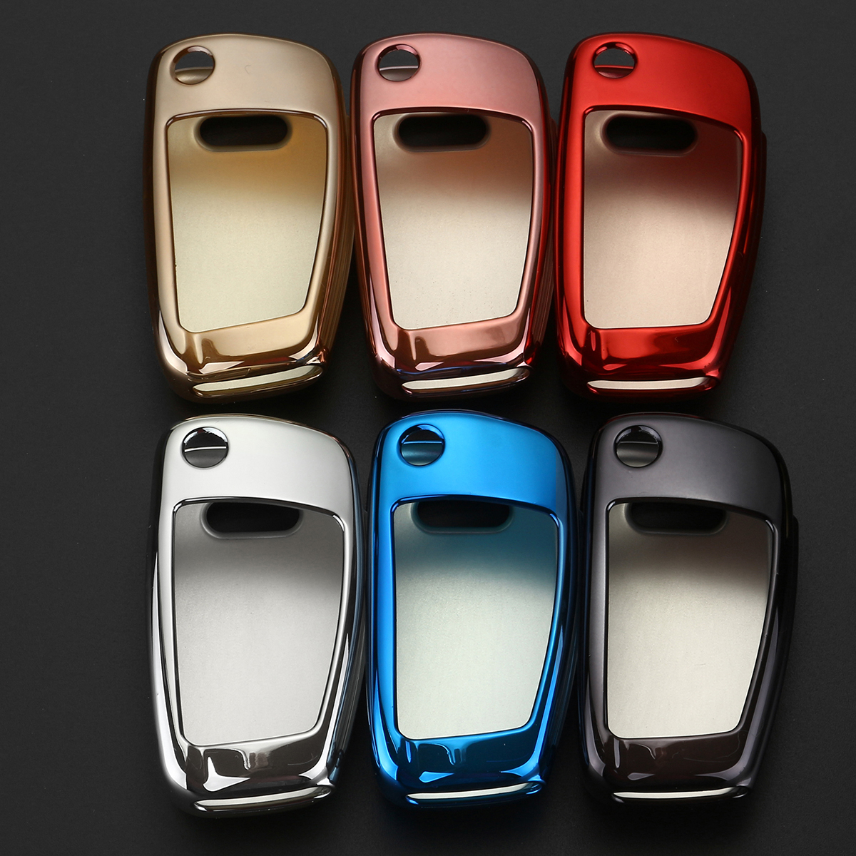 Clé Voiture Housse De Protection Rose pour audi a4 s4 q7 TT RS a5 s5 car key cover