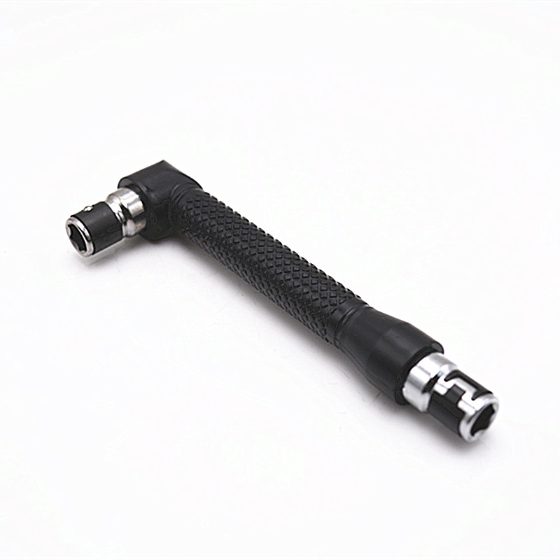 

1pc Universal Head 1/4" Adjustable Torque Wrench Hexagonal Key Wrench Set Key Ratchet Socket Hook Spanner Extension Bar