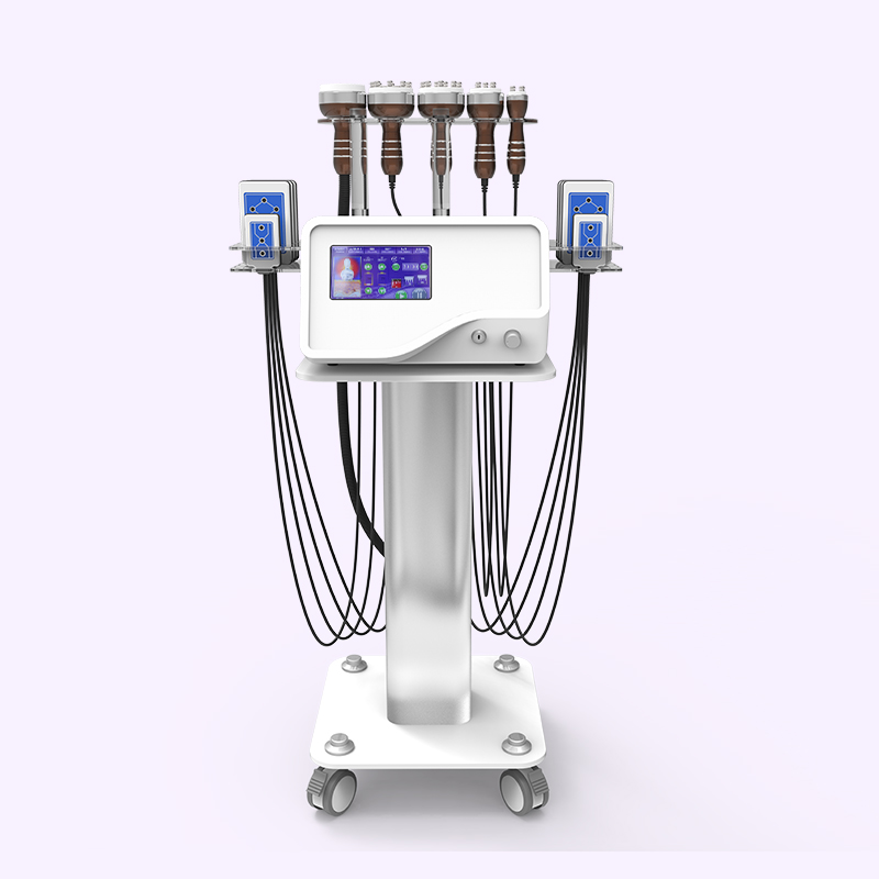 Fast DHL lipo laser medellin rf cavitation slimming machine gold color non invasive lipo laser machine
