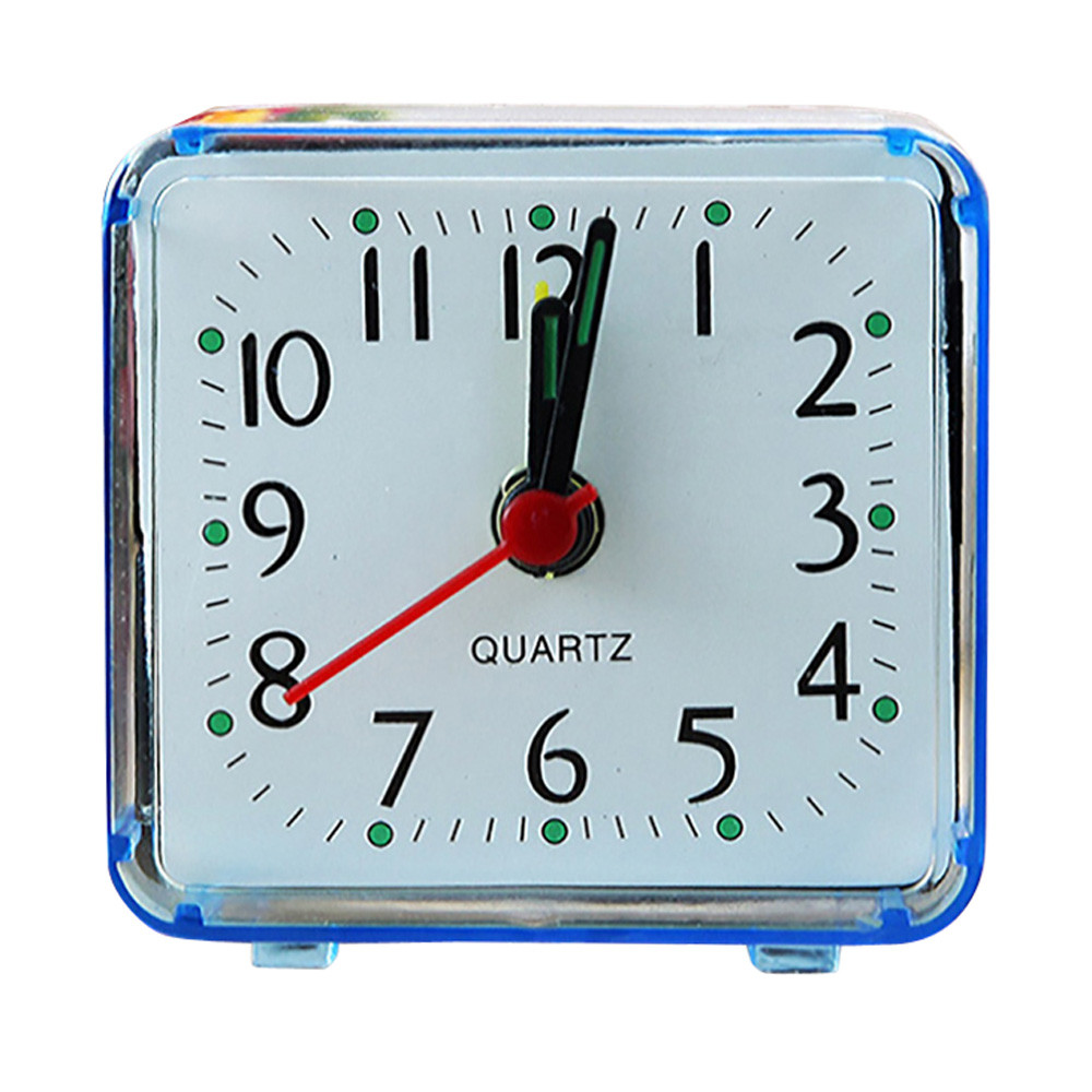 

Fashion Digital Alarm Clocks for Bedrooms Cute Portable Sunrise Alarm Clock Square Small Clocks for Bedrooms Quartz Beep