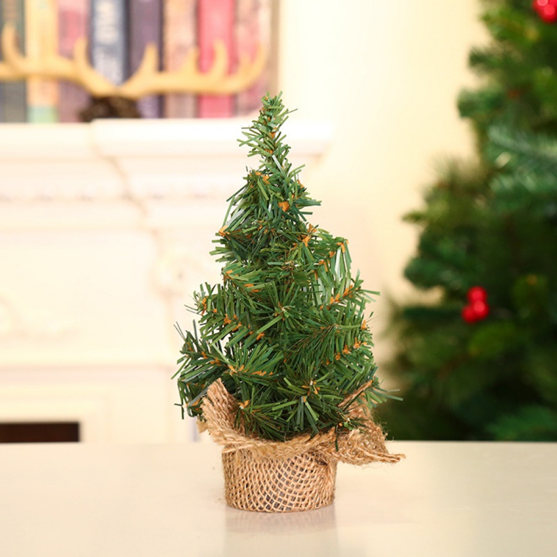 

Mini Christmas Tree 30cm Green Tree Festive Party Supplies artificial christmas For Desktop Decoration