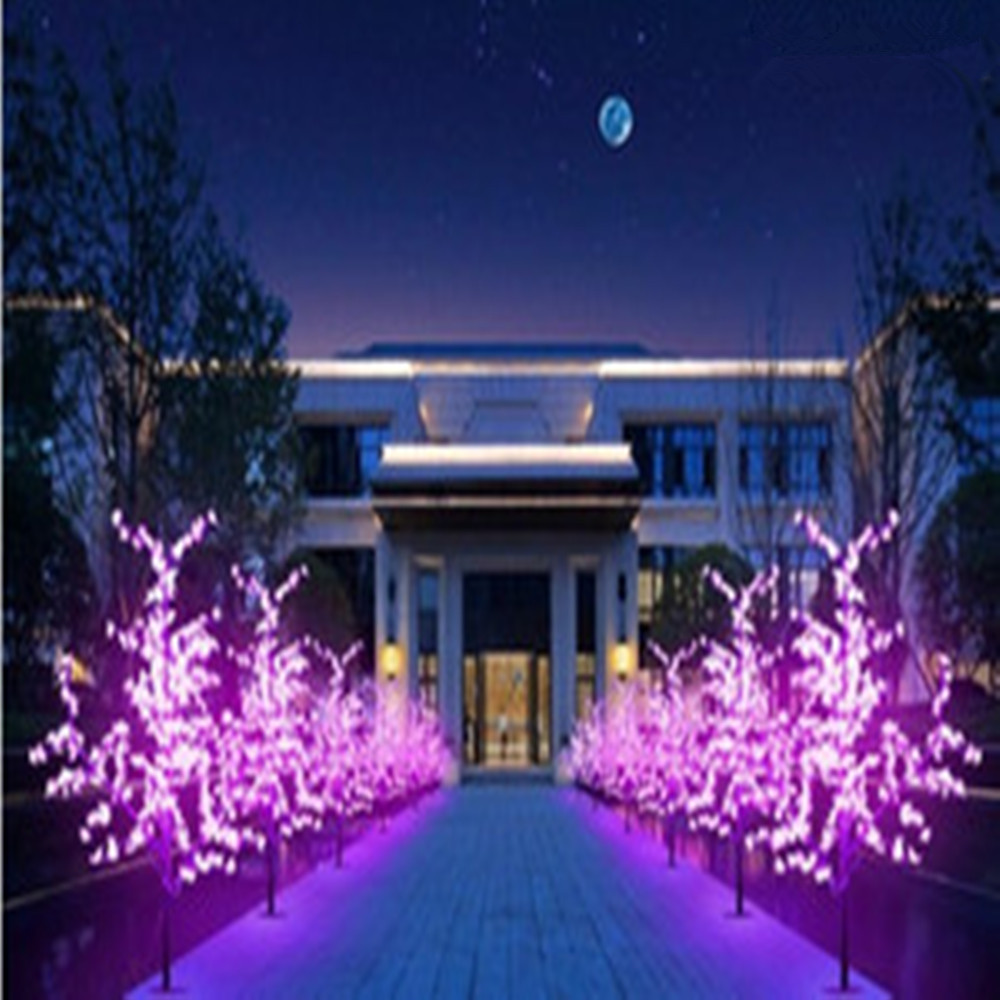

LED Christmas Light Cherry Blossom Tree 1152pcs LED Bulbs 2.0m Height Indoor or Outdoor Use Free Shipping Drop Shipping Rainproof