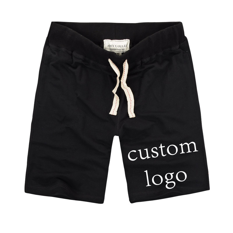 

Customized Men Shorts Print Your Own Design For Casual Short 100%Cotton Pantalon Corto Hombre Custom Korte Broek Mannen Designer, White