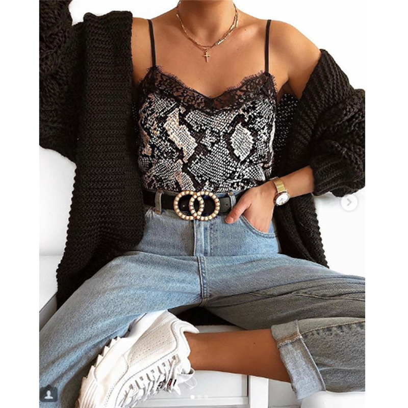 

Ladies Tank Tops Womens Sexy V Neck Leopard Print Vest Sleeveless Tops Slim Blouses Shirt Polyester Women Casal Vest Camis Drop Shipping, Brown