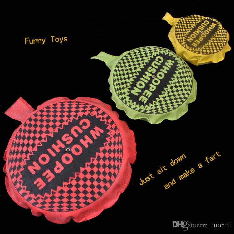 

Wholesale-Stock Funny Prank Whoopee Cushion Jokes Gag Fart Pad Fashion Trick Novelty Toy For adult Children