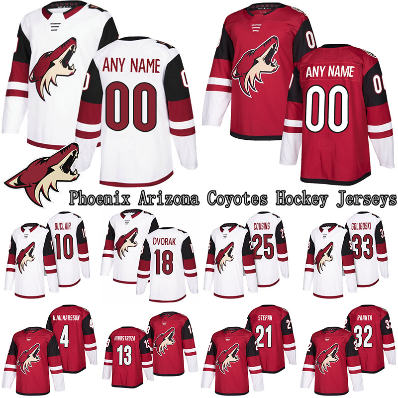 

Phoenix Arizona Coyotes Jersey 23 Oliver Ekman-Larsson 81 Phil Kessel 16 Max Domi Custom Any Name Any Number Hockey Jerseys, Wine red