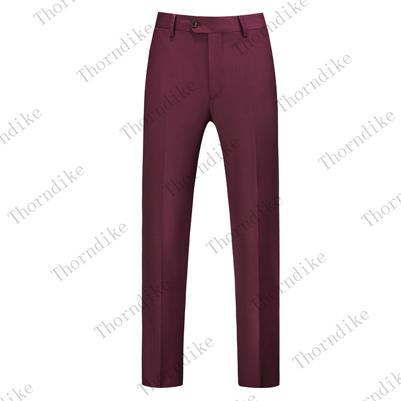 

2020 New Fashion Men Suit Pants Size Warm Trousers Formal Elasticity Winter Business 26-40 Straight Pants Weeding, Pink