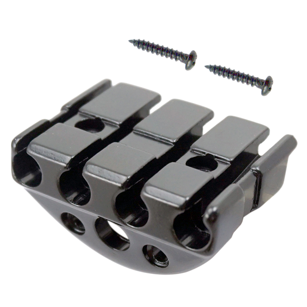 

39mm Guitar Locking Lock Nut String Lock with Screw Kit Electric Guitar Bridge Accessories DIY