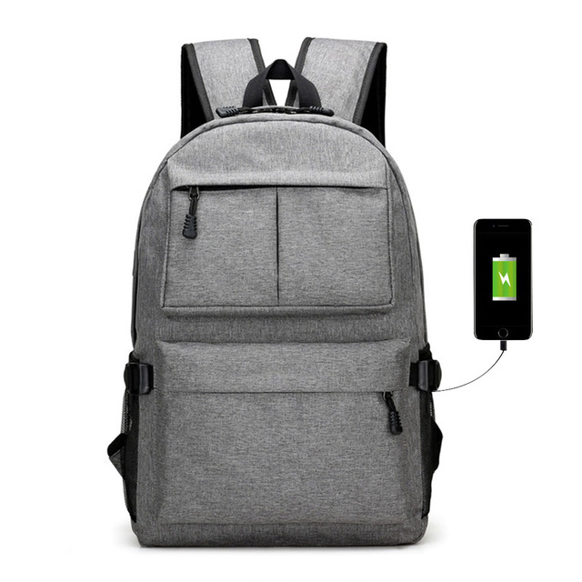 

High Quality Men and Women Waterproof Anti Theft Travel Backpack with USB Charger Port Laptop Book Shoulder Bag Bagpack, As picture