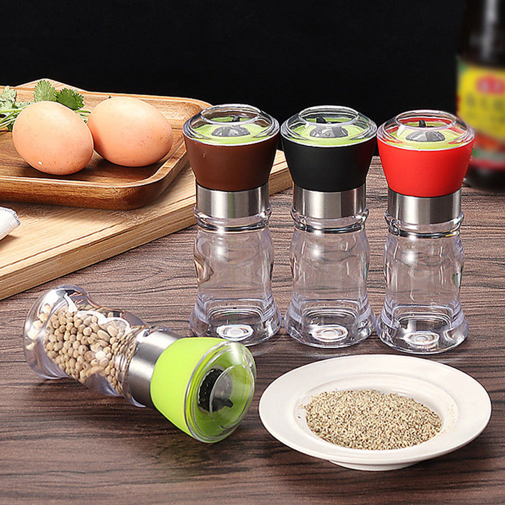 

Salt Pepper Grinder Salt Pepper Grinder Spice Peppercorns Muller Hand Mill Grinding PlasPeppercorns Muller Hand Mill Grinding Plastic Bottle