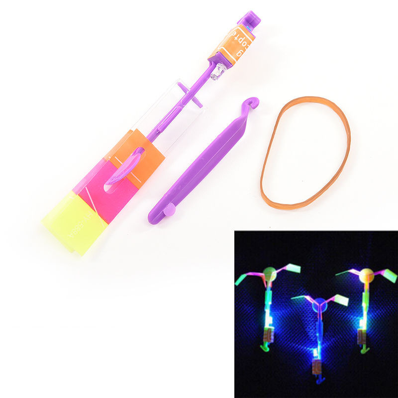 

LED Arrow Helicopter Rotating Flying Toys Space UFO led Lights Christmas Kids' Gift Novelty Children Flying Toys