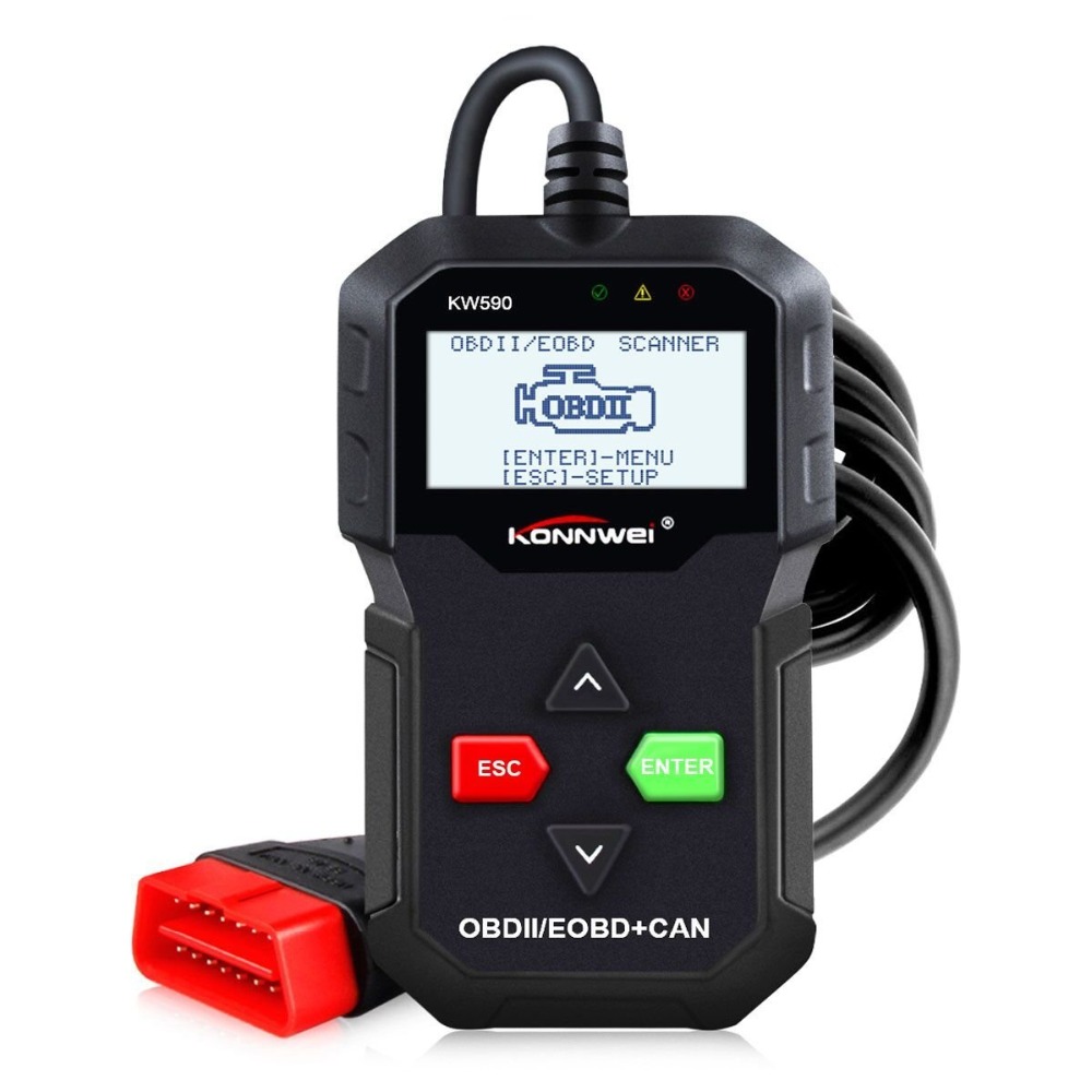 2021 Winsun KW590 Universal OBD2 EOBD CAN Code Reader Diagnostic