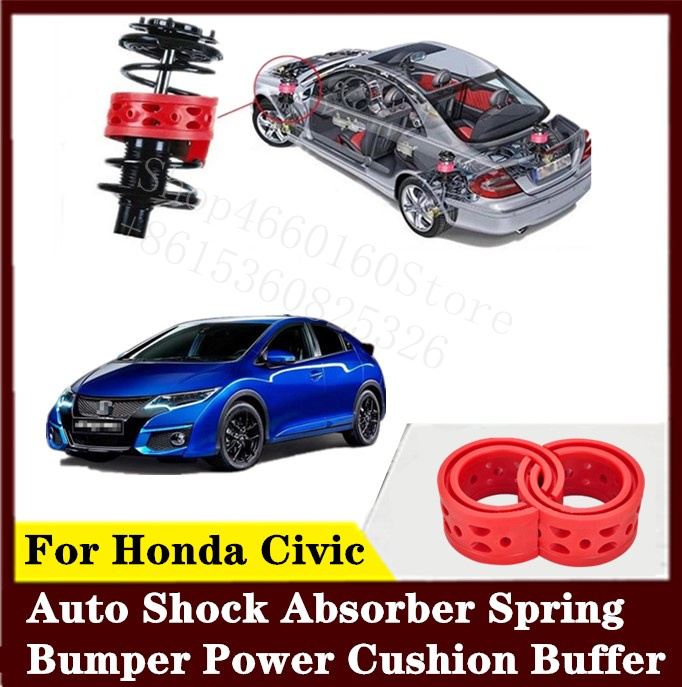 

For Honda Civic 2pcs High-quality Front or Rear Car Shock Absorber Spring Bumper Power Auto-buffers Cars Cushion Urethane