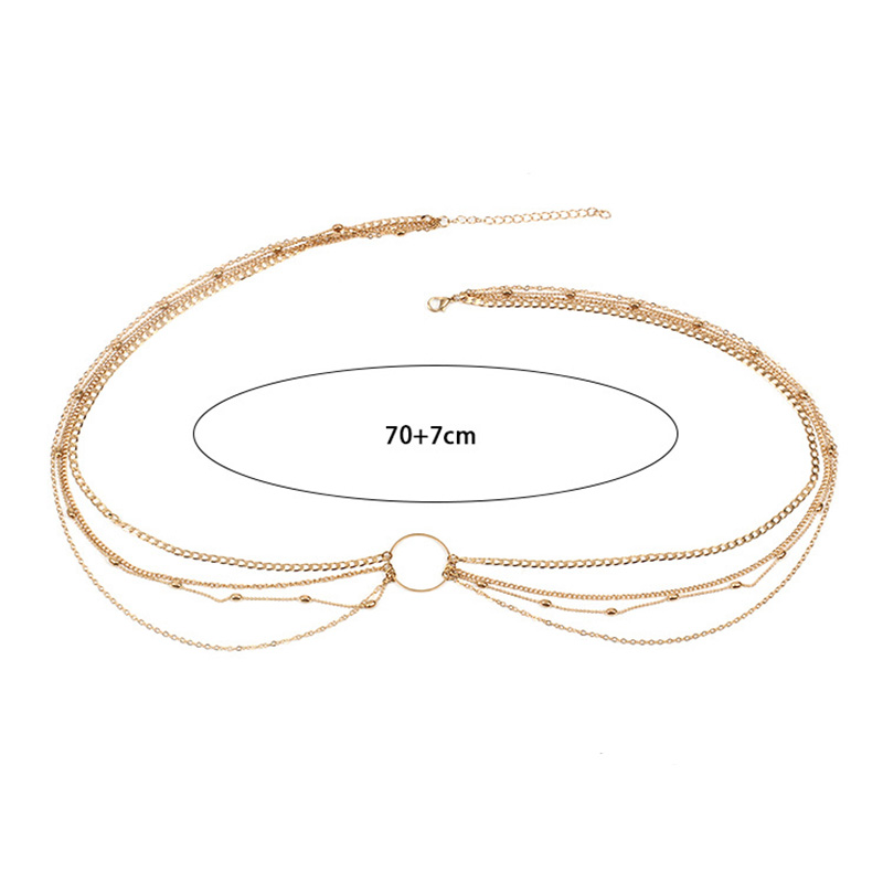 

Other Women Belly Body Chains Bohemian Multilayers Gold Color Waist Chain Jewelry
