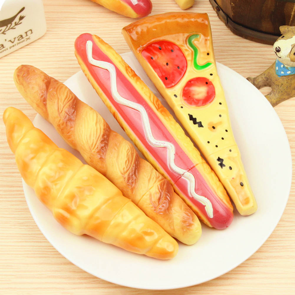 

New Black Funny Pizza Ball Pen Creative Simulation Bread BallPoint Pens Stationery Canetas Escolar Material School Supplies, H04