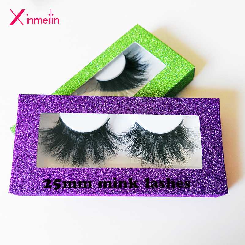 

Beauty Eyelashes 3D Lashes 25mm Mink False Eyelashe Fluffy Soft Eyelash individual Makeup fake Lash extension bulk Natural Long