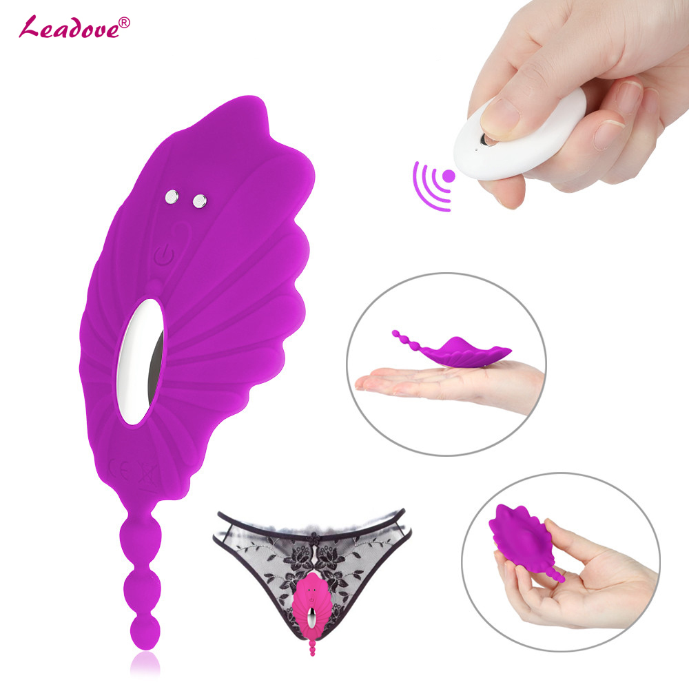 

10 Speed Sex Perineum Massage Butterfly Remote Vagina Vibration Clitoris Stimulation Vibrating Panties Sex Toys for Woman TD0213 Y191218
