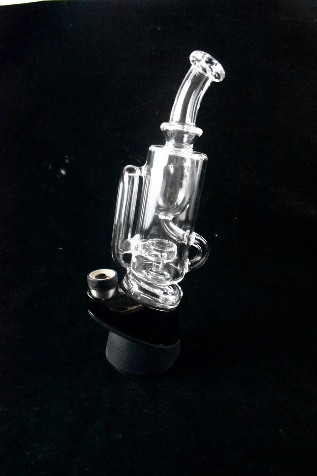 

Glass hookah evaporator transparent electric Dab drilling machine smoking set, factory direct price concessions