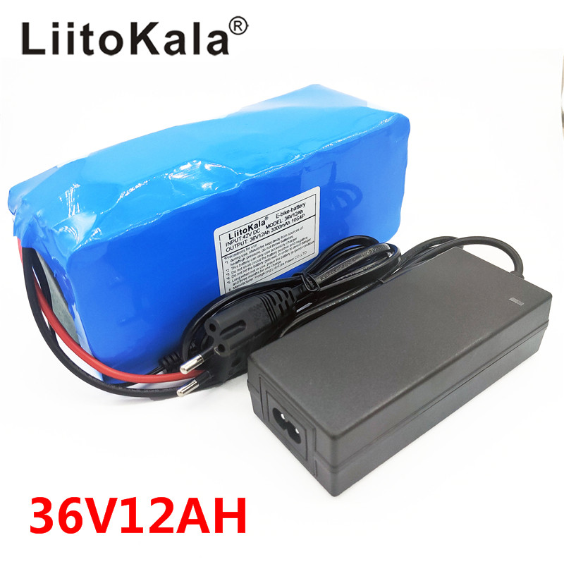

Latest Offers LiitoKala 36V 12AH Battery Pack Electric Bike Built in 20A BMS Lithium 36 Volt with 2A Charge Ebike cell