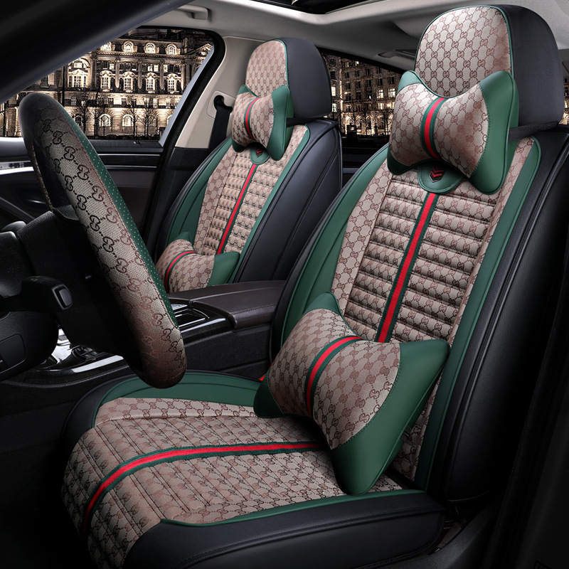 UKB4C Leatherette Full Set Front /& Rear Car Seat Covers for Mitsubishi L200 Pickup