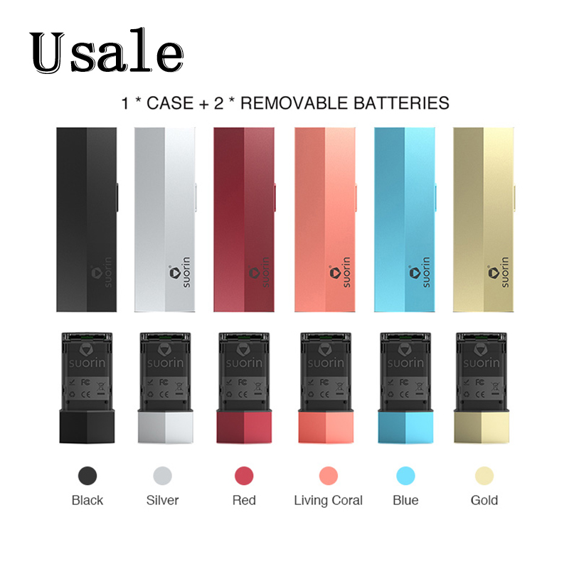 

Suorin Edge Case Kit with 2 Battery 230mAh Draw Activated Firing Design Removable Dattery Design Kit 100% Original