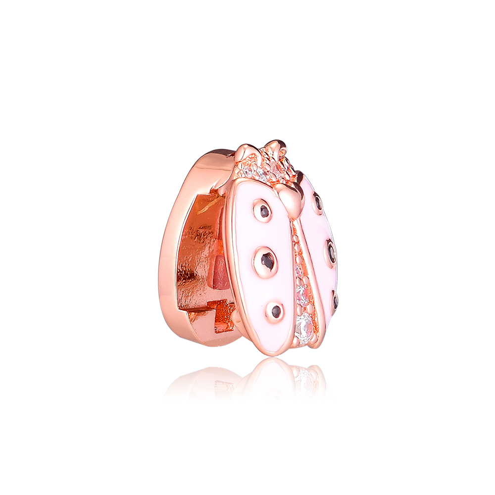 2019 Spring 925 Sterling Silver Jewelry Reflections Rose Ladybug Clip Charm Beads Fits Pandora Bracelets Necklace For Women DIY Making-image-456596597