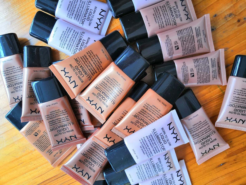 

NYX Liquid Foundation Face Concealer Makeup Born To Glow Liquid Illuminator BB Cream Make Up Powder Cosmetics Skin Care 18ml